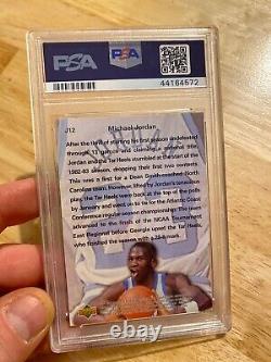 Michael Jordan PSA 8.5 SP Top Prospects UNC ICON SLABBED Man Cave INVEST 1998 NR