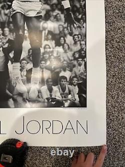 Michael Jordan Poster By Gaston Ward Callum Photo UNC Tar Heels Slam Dunk 1998