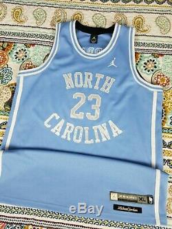 Michael Jordan UNC North Carolina Tar Heels Swingman Basketball Jersey Sz XL VTG