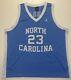 Michael Jordan Unc Tar Heels Nike Jersey Authentic Sewn Ncaa Blue Mens Xl