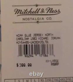 Mitchell & Ness North Carolina Tar Heels Michael Jordan $300 Jersey Men Size 2XL