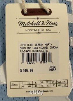 Mitchell & Ness North Carolina Tar Heels Michael Jordan $300 Jersey Mens Large