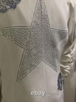 Moving Forward Designs UNC Tarheels Blazer Ramses Rhinestone Bling Size Medium