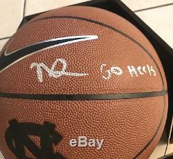 NASSIR LITTLE UNC Tar Heels North Carolina Signed Autograph Basketball MVP