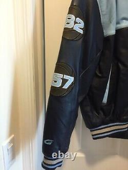 NCAA Univ of North Carolina UNC Tar Heels Leather Jacket Size Large