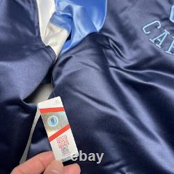 NEW Mitchell & Ness UNC Tar Heels Heavyweight Satin Jacket L NCAA