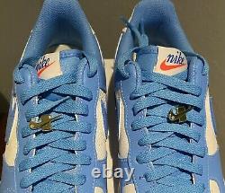 NEW Nike Air Force 1'07 BY YOU Unlocked UNC basketball Tar Heel SZ 10 First use