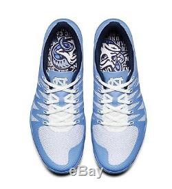 NEW Nike Free 5.0 V6 AMP UNC TARHEELS 723939-402 Mens SZ 12 FlyWire Trainer 2015