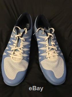 NEW Nike Free 5.0 V6 AMP UNC TARHEELS 723939-402 Mens SZ 12 FlyWire Trainer 2015