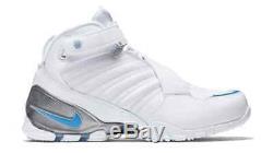 NEW Nike Zoom Vick 3 III White Blue UNC Tar Heels Colorway Men's 11.5 832698-100