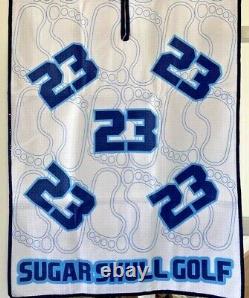 NEW Sugar Skull Golf Michael Jordan NORTH CAROLINA UNC TAR HEELS 23 Waffle Towel