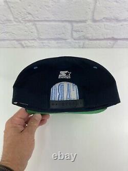 NEW Vintage 90s NCAA North Carolina TarHeels UNC Snapback Starter Hat RARE Vtg