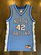 Nike Authentic Jerry Stackhouse #42 Unc North Carolina Tar Heels Jersey 40 M