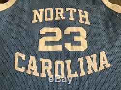 NIKE Authentic MICHAEL JORDAN #23 UNC North Carolina Tar Heels Jersey 44 Large L