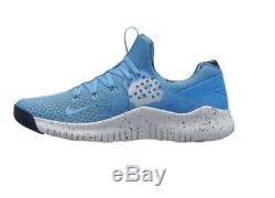 NIKE Free TR8 UNC North Carolina Tar Heels Logo Blue Running Shoes Mens AR0407
