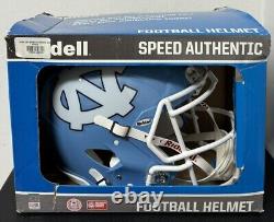 NORTH CAROLINA TAR HEELS NCAA Riddell Speed AUTHENTIC Football Helmet DISPLAY