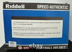 NORTH CAROLINA TAR HEELS NCAA Riddell Speed AUTHENTIC Football Helmet DISPLAY