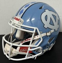 NORTH CAROLINA TAR HEELS NCAA Riddell Speed AUTHENTIC Football Helmet DISPLAY