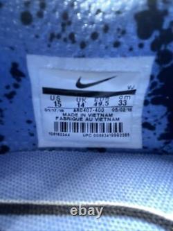 NWOB Nike Free Trainer 8 UNC North Carolina Tarheels Tar Heels AR0407-400 Sz 15