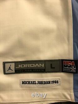 NWT Michael Jordan 1992 USA Dream Team UNC Nike Reversible Stitched Jersey Sz L