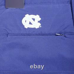 NWT Nike Air Jordan UNC Tar Heels Light Puffer 1/4 Zip Jacket Men's Medium Blue