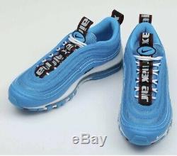 NWT Nike Air Max 97 Premium PRM SE Running UNC Tar Heel Blue 312834-401 -SZ-12