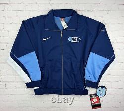 NWT Vtg 1990s Nike North Carolina Tar Heels FullZip Track Jacket Men's Medium