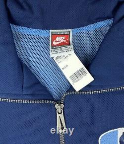 NWT Vtg 1990s Nike North Carolina Tar Heels FullZip Track Jacket Men's Medium