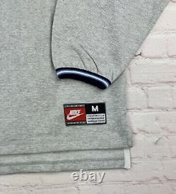 NWT Vtg 90s Nike Swoosh North Carolina Gray Tar Heels Crewneck Sweatshirt L/XL