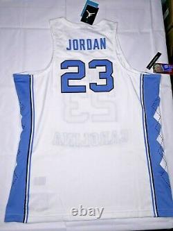 NWT XL-2XL MEN Nike Michael Jordan ELITE UNC Tarheels Throwback Stitched Jersey