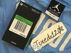 New $150 Nike Michael Jordan UNC Tar Heels Jersey bulls Stitched Sewn X-Large XL