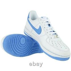 New Nike Air Force 1'07 UNC Tar Heel'University Blue' White Size 14 315122-148