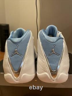 New Nike Air Jordan XXI 21 OG Low University Blue Tar Heel UNC Basketball Sz 9