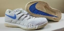 New Nike Air Zoom Vapor X HC Tennis Shoes UNC Tarheels Blue AA8030-100 Sz 10.5