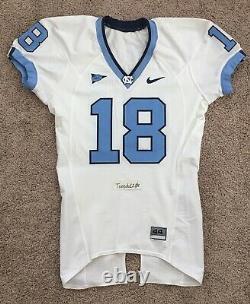 New! Nike Game Issued UNC Tar Heels Football Jersey #18 Pro Cut sz 44