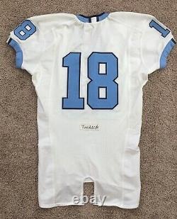 New! Nike Game Issued UNC Tar Heels Football Jersey #18 Pro Cut sz 44