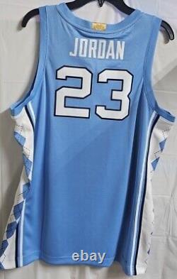 New Nike UNC North Carolina Michael Jordan #23 Jersey Size Large (AT8895 448)