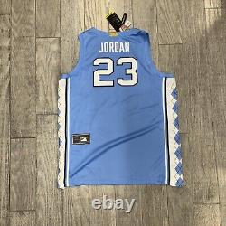 New Nike UNC North Carolina Michael Jordan #23 Jersey Size X-Large