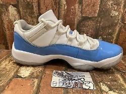 Nike Air Jordan 11 Low Retro UNC Tarheels White Blue XI 528895-106 Mens Size 8