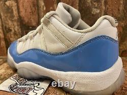 Nike Air Jordan 11 Low Retro UNC Tarheels White Blue XI 528895-106 Mens Size 8