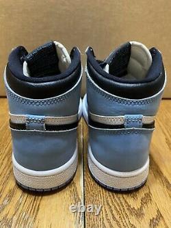 Nike Air Jordan 1 Retro High OG Boys PS size 2Y UNC University Blue Tarheels