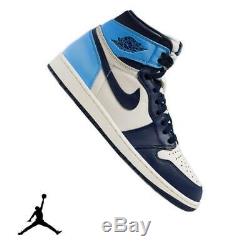 Nike Air Jordan 1 Retro High OG UNC Tar Heels Mens Size 11.5 Sneakers Shoes NIB