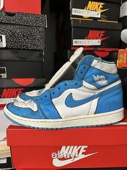 Nike Air Jordan 1 UNC 2015 Tarheels 555088 117 Size 13 Men's SHIPS FAST BEAT