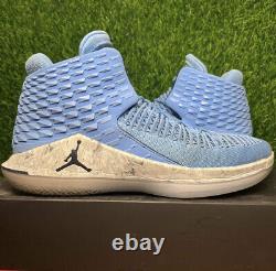 Nike Air Jordan 32 XXXII UNC Tar Heels Blue Size 11 Sneakers AA1253-406