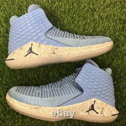 Nike Air Jordan 32 XXXII UNC Tar Heels Blue Size 11 Sneakers AA1253-406