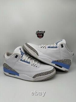 Nike Air Jordan 3 Retro UNC North Carolina Tar Heels College CT8532-104 Size 15