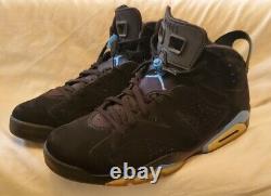 Nike Air Jordan 6 RetroMens black/blue Tar Heels/UNC 2017 basketball shoes 14