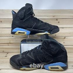 Nike Air Jordan 6 Retro UNC Black University Blue 384664-006 Mens Size 13 READ