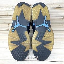 Nike Air Jordan 6 Retro UNC Black University Blue 384664-006 Mens Size 13 READ