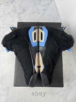 Nike Air Jordan 6 Retro UNC size 8.5 OG VI 384664-006 Black Blue